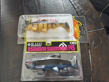 Raid Japan Osakana Swimmer 145, and Castaic 6 inch Boot Tail