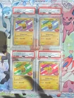 2024 Pikachu Batik Shirt SV-P Indonesia 4 Card Set PSA 10 & PSA 9 Sequential Set