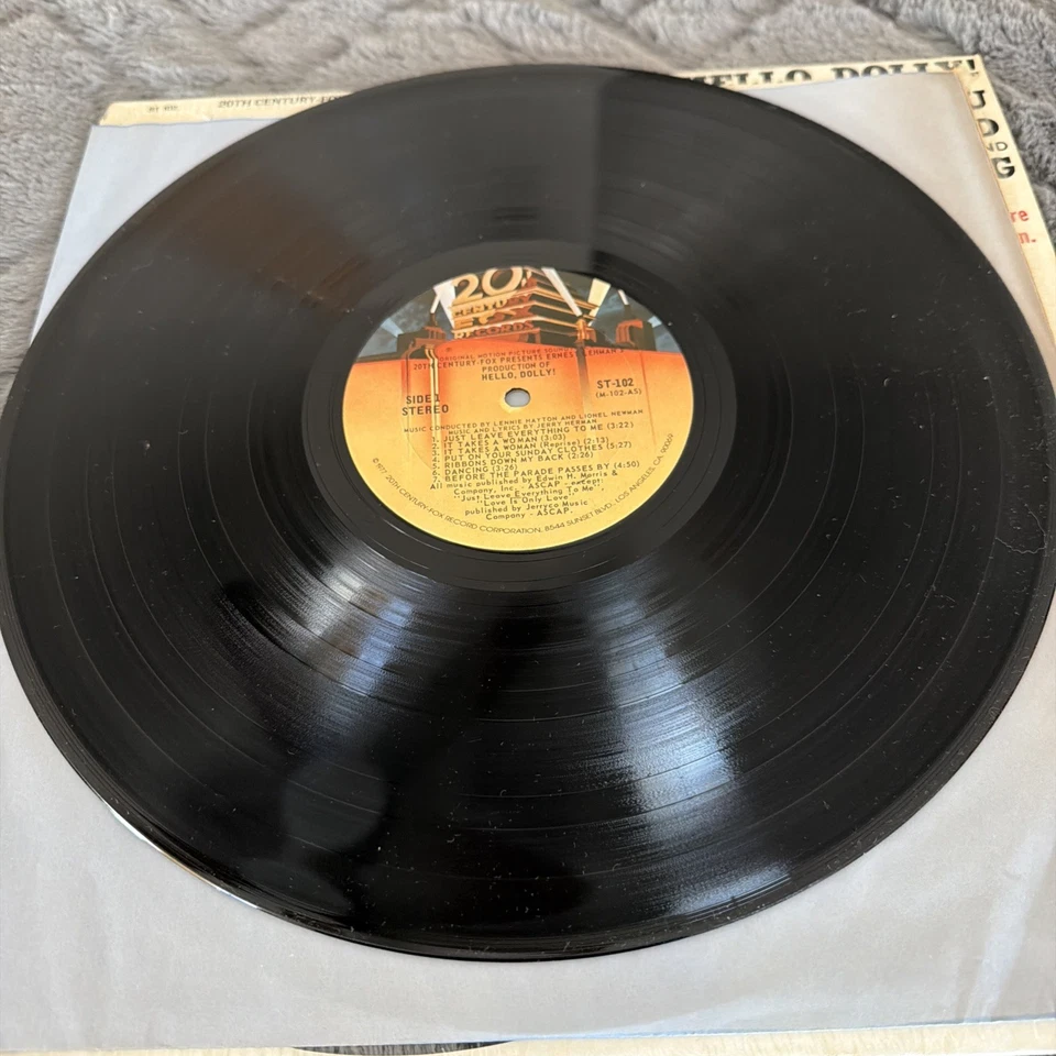 Hello Dolly 1969 LP Vinyl Soundtrack Barbara Streisand, Louis Armstrong Shrink Foto 3 de 4