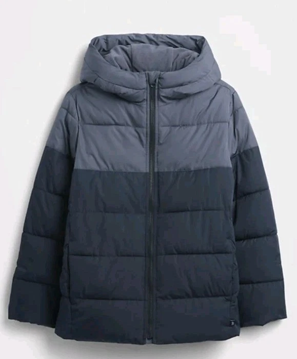 Kids Gap Boys Cold Control Puffer Jacket Coat XXL Blue Long Sleeve Lightweight