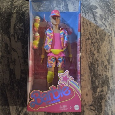 Barbie The Movie Ryan Gosling Ken Doll Inline Roller Skating Outfit Colorful NIB