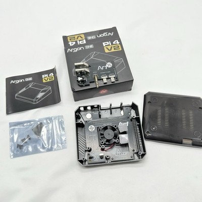 Argon One M.2 Aluminum Metal Case + FAN SSD Expansion Board For Raspberry Pi 4 B