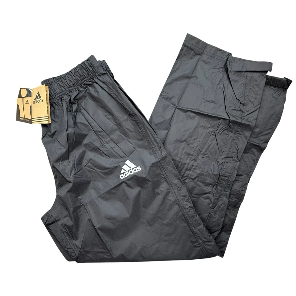 adidas Regenhose Adiscape Gr. 6 M Wasserdicht Nylon Hose Wandern schwarz - Bild 1 von 4