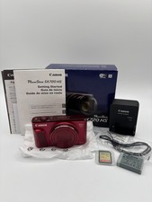 Canon PowerShot SX720 HS 20.3MP Compact Digital Camera Red Bundle