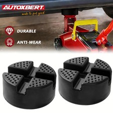 2X Jacking Tool Stand Universal Car Rubber Jack Pad Pinch Weld Floor Frame Rail-