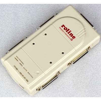 ROLINE AS-8441B SWITCH LPT 25 PIN DRUCKERSWITCH MS-DOS WIN95 DATASWITCH M1215