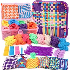 Weaving Loom Kit Toys Crafts - Arts and Crafts for Kids and Adults - Great Bi...