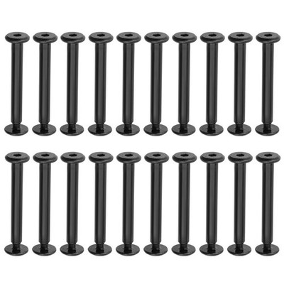 20 Sets M3 x 30mm Binding Post Screws Hex Drive Rivet Socket Binding Bolts Fa...