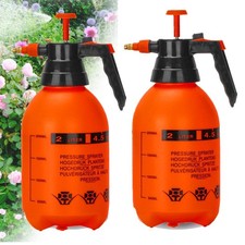 2 Pack Handheld Pump Sprayer, Garden Pressure Water Spray Bottle with Adjusta...