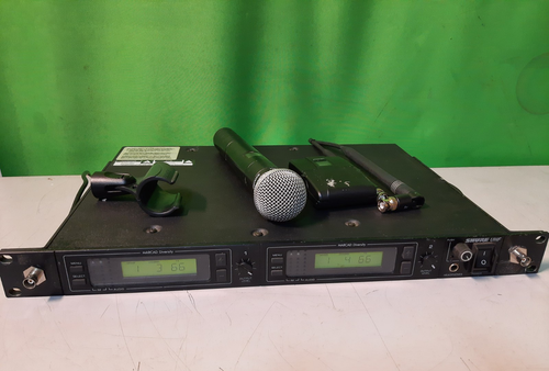 Shure UR4D-UA Wireless Receiver Kit 782-806 MHz w/ U1-UA Bodypack, (2) Antenna - Picture 5 of 8