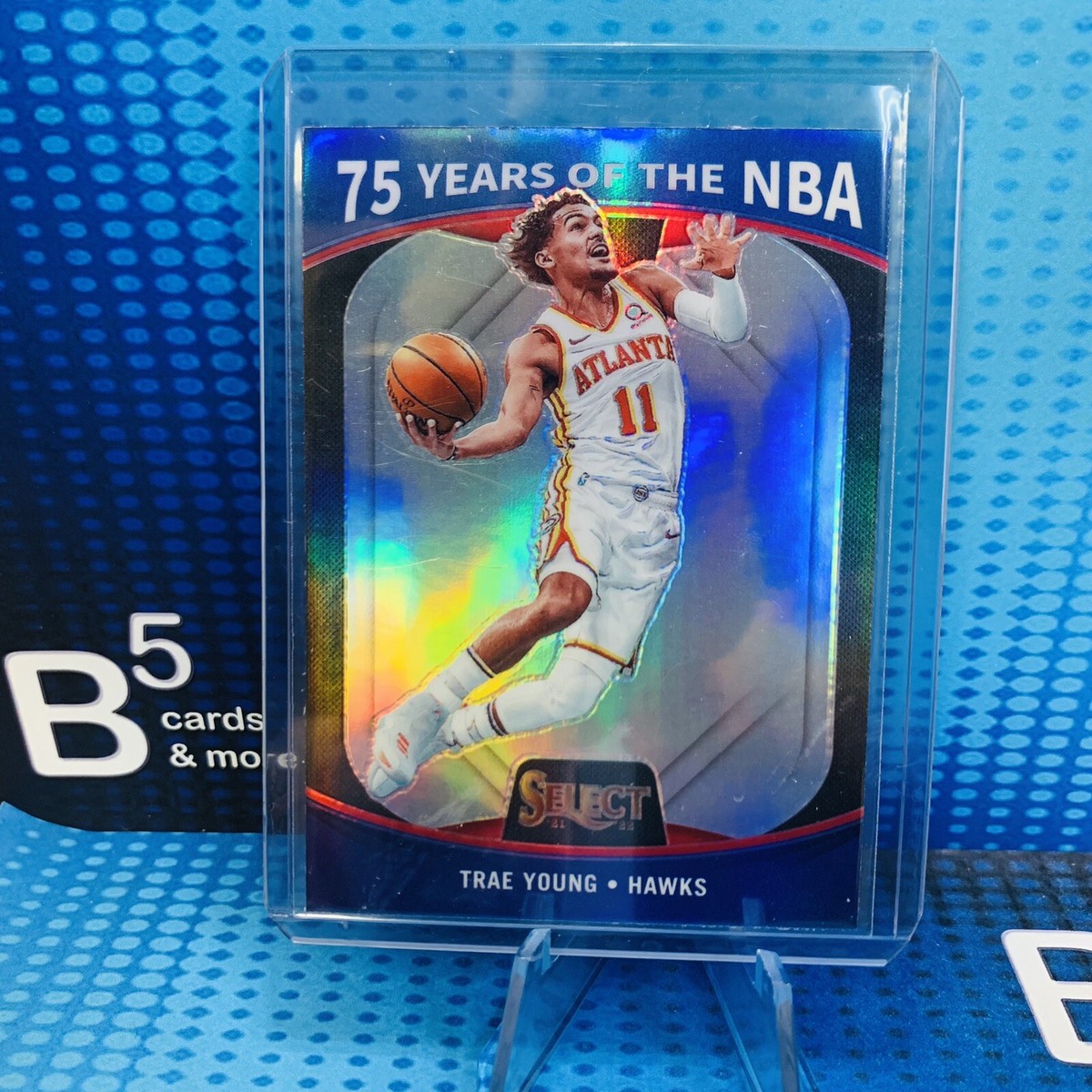 2021-22 Panini Select TRAE YOUNG 75 Years Of The NBA Prizm