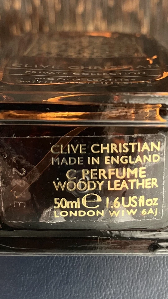 CLIVE CHRISTIAN C CUERO AMADERADO para HOMBRE 50 ml/1,6 fl oz Perfume Spray NUEVO SIN CAJA Foto 4 de 4