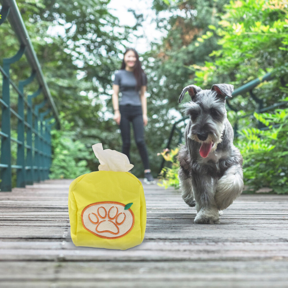 2 PCS Pet Paper Towel Dog Toy Slow Feeder Plush Toys Puzzle eBay