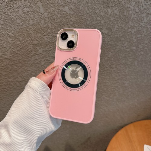 For iPhone 15 Pro Max 14 13 Case Magnetic Mag Safe Logo View Frosted Phone Cover - Photo 13 sur 15