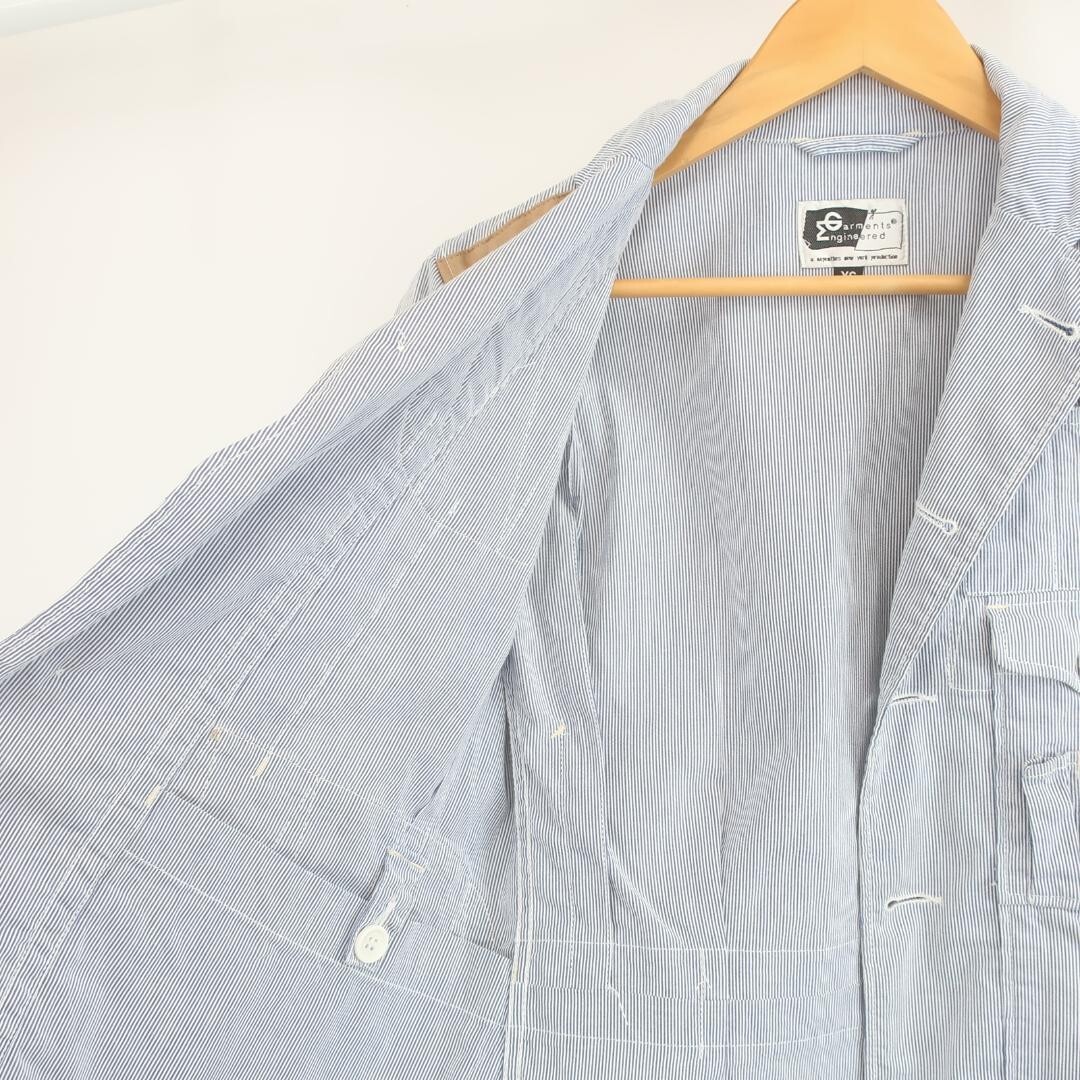 Engineered Garments Hickory Patchwork Jacket Cott… - image 5
