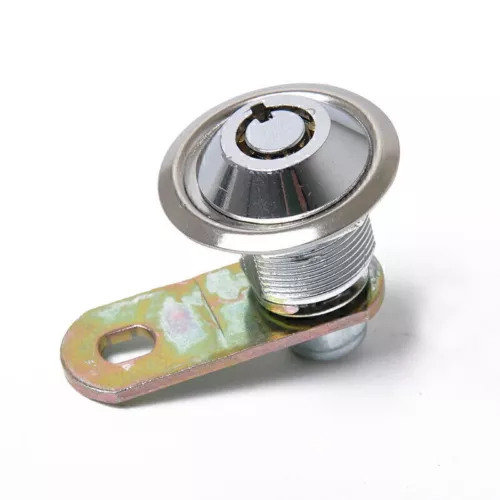 2x 5/8" Rohrnocken Schließzylinder für Schrank Werkzeugkoffer 180° Drehung Ersatz - Bild 5 von 13