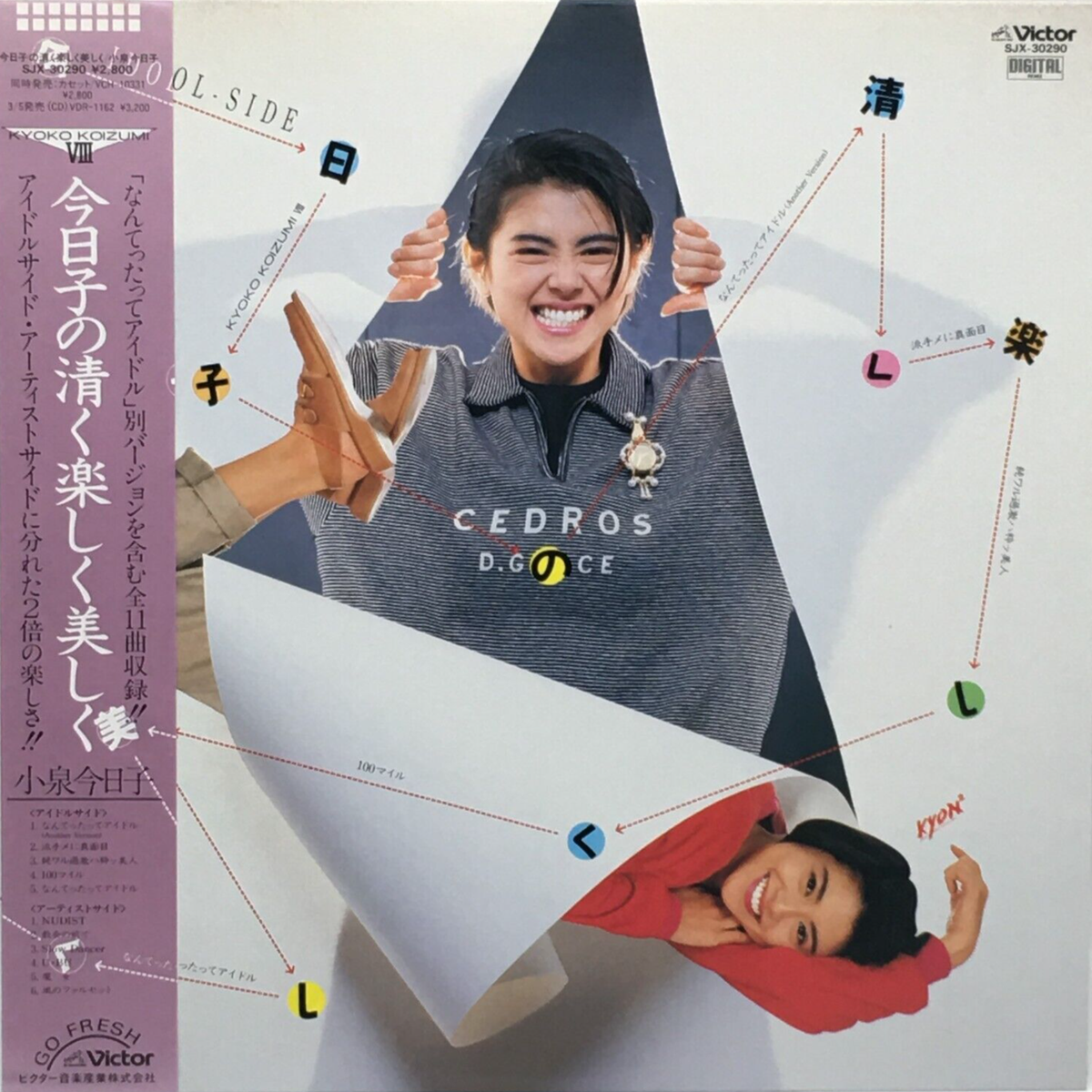 Kyoko Koizumi 8th Album Kiyoku Tanoshiku Utsukushiku LP Vinyl