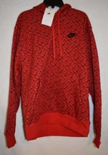 Nike Essentials AOP Fleece Men's  Hoodie DM6911-657 NWT