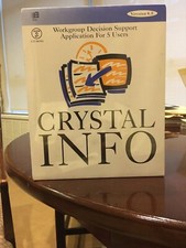 NEW 5 Users Crystal Info Version 4.5. Shrink Wrapped. NFR.