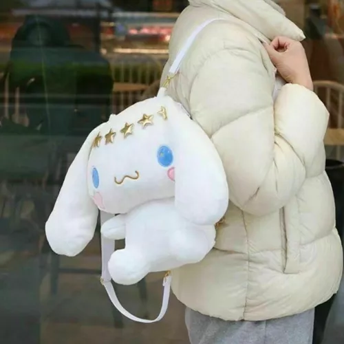 New Cartoon Backpack Plush Kuromi Women Bag Dog Cinnamoroll My Melody Backpack - Picture 6 of 21