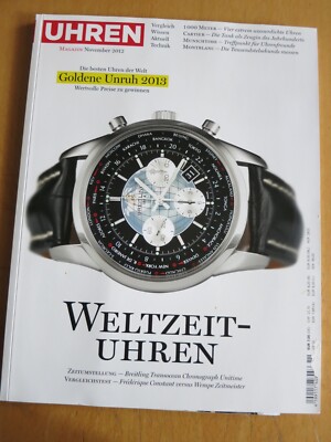 UHREN-MAGAZIN Nr. 11 2012 - Weltzeituhr Breitling Transocean Chronograph Unitime