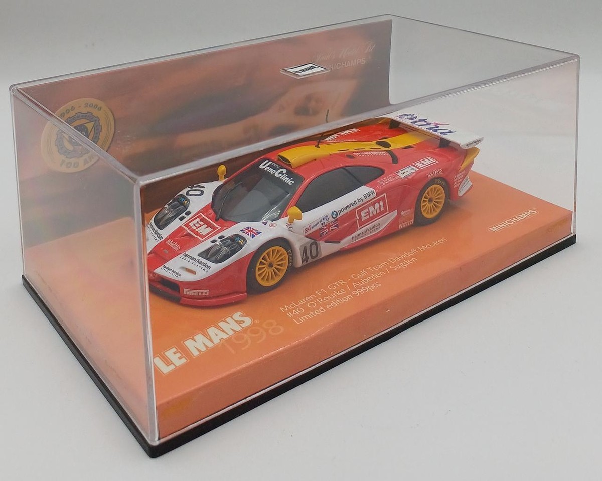 ミニカー MINICHAMPS McLaren F1 GTR 1998 LE MANS Minichamps Mclaren F1 Gtr Le Mans 1998 | eBay