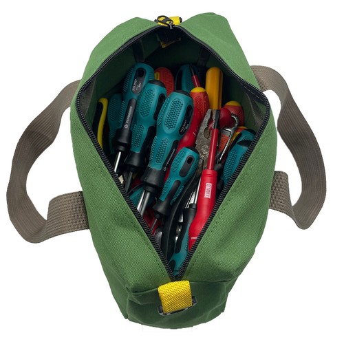 12-16inch storage Open Tote Tool Bag With Shoulder Strap Heavy Duty Waterproof - Picture 11 of 22