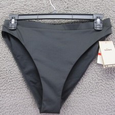 Nike Swim Women  s Black Bikini Bottoms Size Large Recycled Polyester 4590