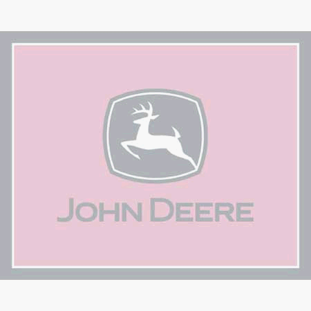 Key Enterprises John Deere 48" x 60" Heavy Fleece Blanket - Pink Trademark Theme - Picture 1 of 1