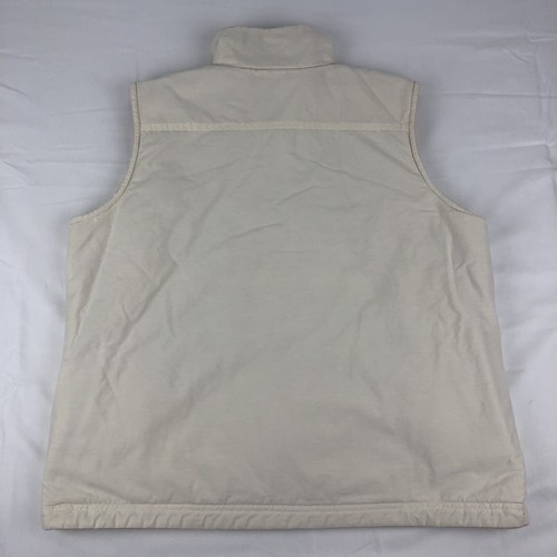 Ralph Lauren Women's Beige Fleece Reversible Nylon Vest Size Large - Picture 11 of 11