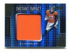 K.J. KJ HAMLER 2020 Panini Illusions JUMBO JERSEY Rookie BRONCOS Penn State