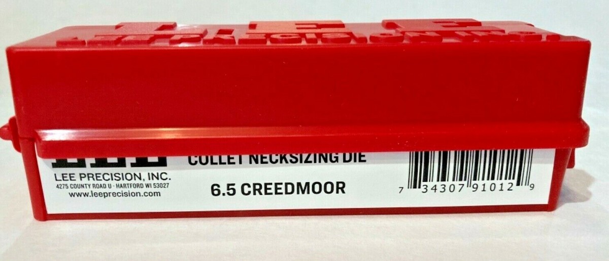 Lee 91012 Precision 6.5 Creedmoor Collet Neck Sizing Die Only