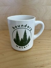 Vintage Rare Boundary Waters MN State Park Coffee Mug made in USA mint