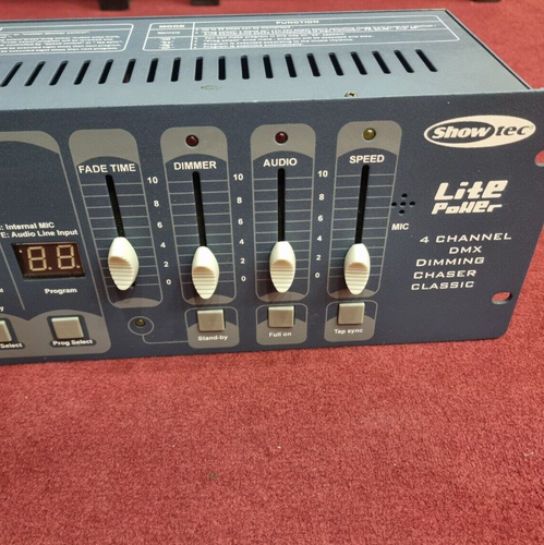 Showtec Lite Power 4 canali controllo luce schuko, controller e dimmer - Foto 2 di 7