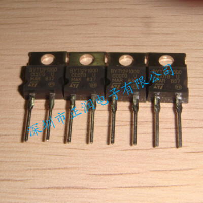Lot De 10 Transistors BYT12P-1000 TO-220 - Pour électronique, Marque Icexpress, Neuf