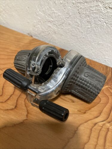 SRAM Grip Shift SRT-800xClear 8s Shifter Twist Triple 3x8 Speed - Picture 3 of 6