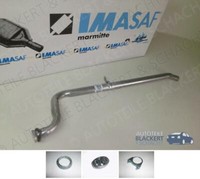 Imasaf Auspuff Mittelrohr + Anbauteile für Fiat Panda (141A) 1100 Trekking 4X4
