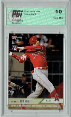 大谷翔平 Topps Now Rookie of the Year 日本語版 AW-1J PSA 10
