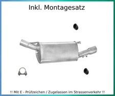 Endschalldämpfer für Opel Tigra 1.4 1.6 16V Auspuff Endtopf Montagesatz