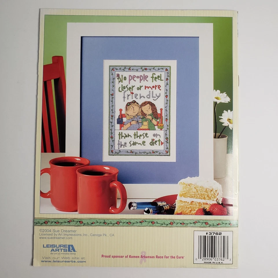 Leisure Arts Express Yourself Cross Stitch Patterns Charts Sue Dreamer #3762 - Image 4 of 4