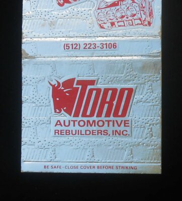 1970s? Toro Automotive Abilene Amarillo Dallas McAllen Odessa Waco Austin TX MB