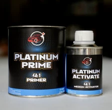 Platinum Prime 4:1 Automotive 2K Primer Surfacer QUART Size Kit w/Hardener!