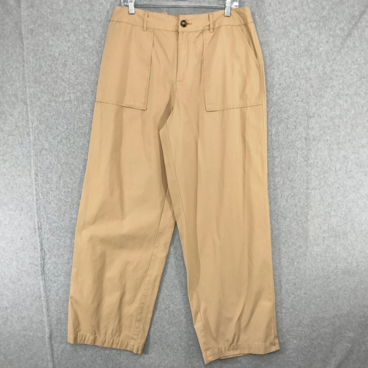 Women's 100 cotton khaki best sale pants