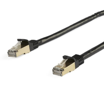 StarTech.com 5m RJ45 CAT6a Ethernet Netzwerkkabel - Schwarz