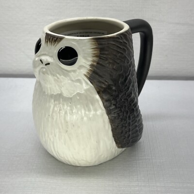 DISNEY PARKS Star Wars: The Last Jedi Porg Ceramic Sculpted 3D Mug