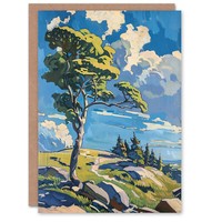 Dartmoor Hell Sonniger Tag Landschaft Geburtstagskarte