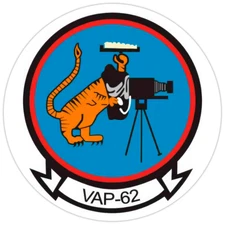 VAP-62 Heavy Photographic Squadron Bumper Sticker Military Vinyl Decal 5"