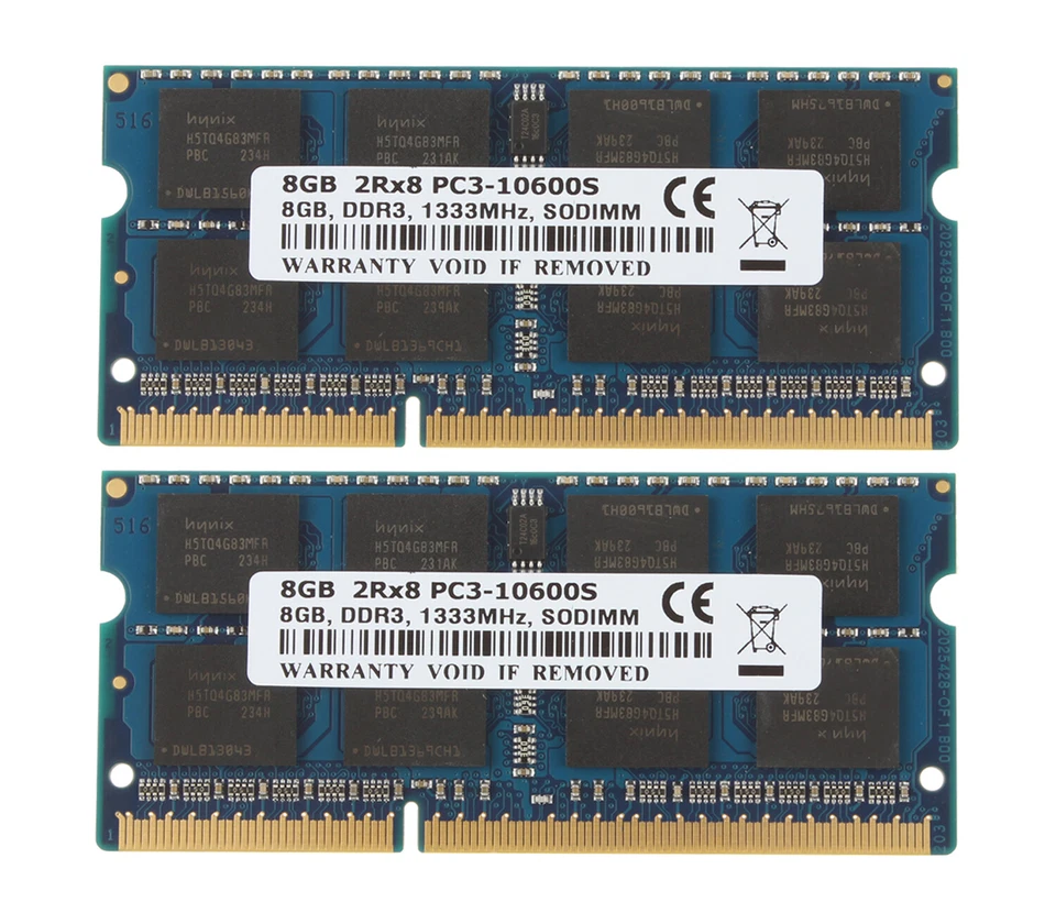 16GB RAM 2X 8GB DDR3 1333MHz PC3-10600S 2RX8 memory For iMac mid 2010 2011 A1311 - Image 2 of 4