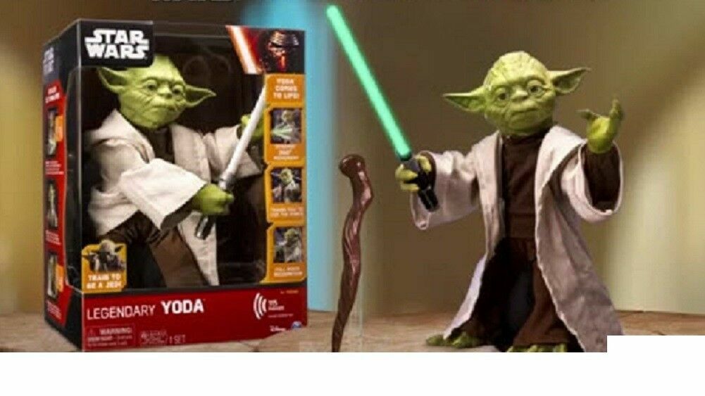 Star Wars Legendary Jedi Master Yoda, 16 inch Yoda ~ New in Big