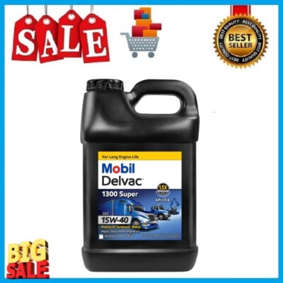 1300 Super Heavy Duty Premium Synthetic Blend Diesel Engine Oil 15W-40, 2.5 Gal